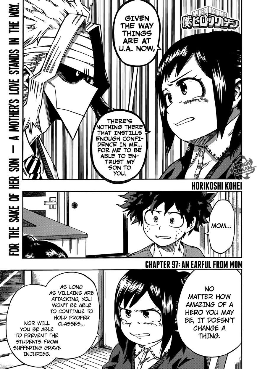 Boku no Hero Academia chapter 97 page 1