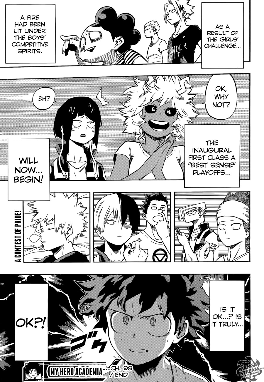 Boku no Hero Academia chapter 98 page 20