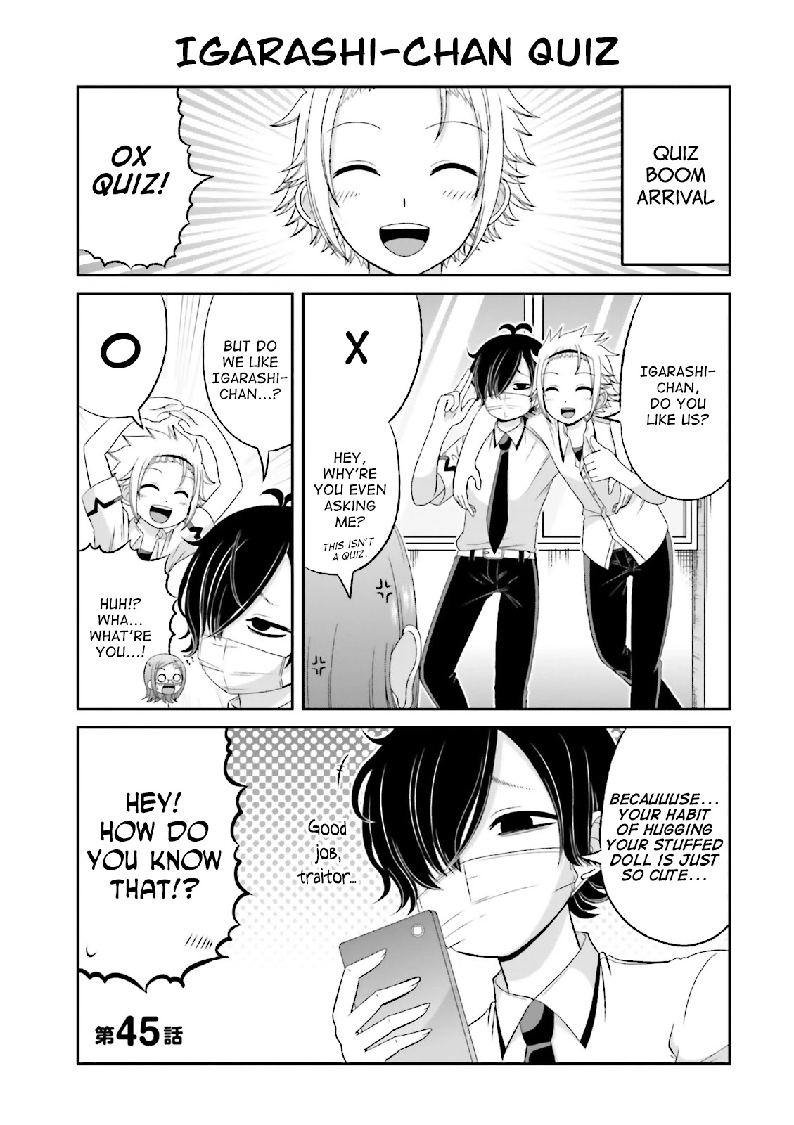 Boku no Kanojo ga Majime Sugiru Shojo Bitch na Ken chapter 45 page 1