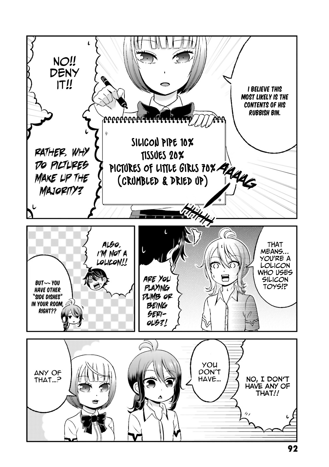 Boku no Kanojo ga Majime Sugiru Shojo Bitch na Ken chapter 53 page 3