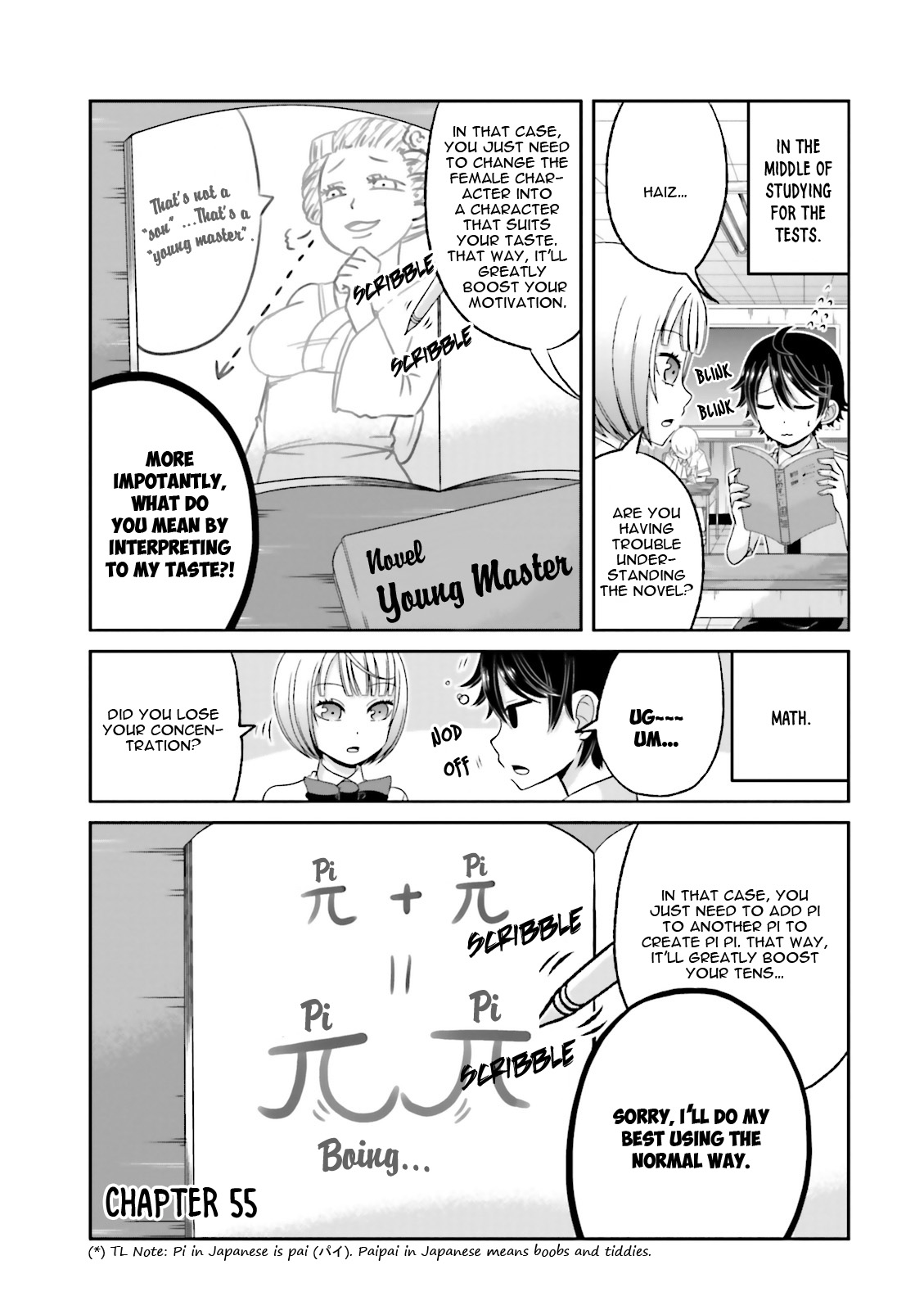 Boku no Kanojo ga Majime Sugiru Shojo Bitch na Ken chapter 55 page 2
