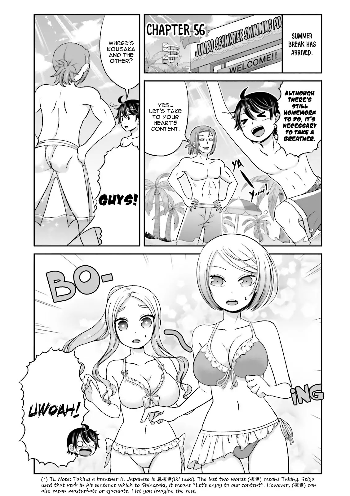 Boku no Kanojo ga Majime Sugiru Shojo Bitch na Ken chapter 56 page 4