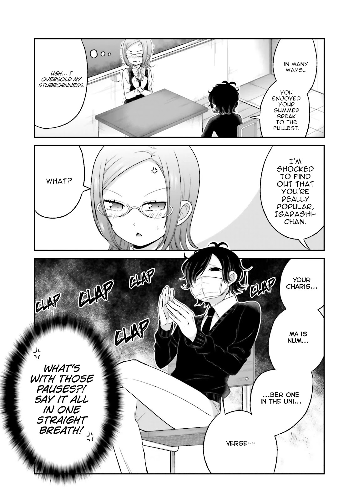 Boku no Kanojo ga Majime Sugiru Shojo Bitch na Ken chapter 67 page 12