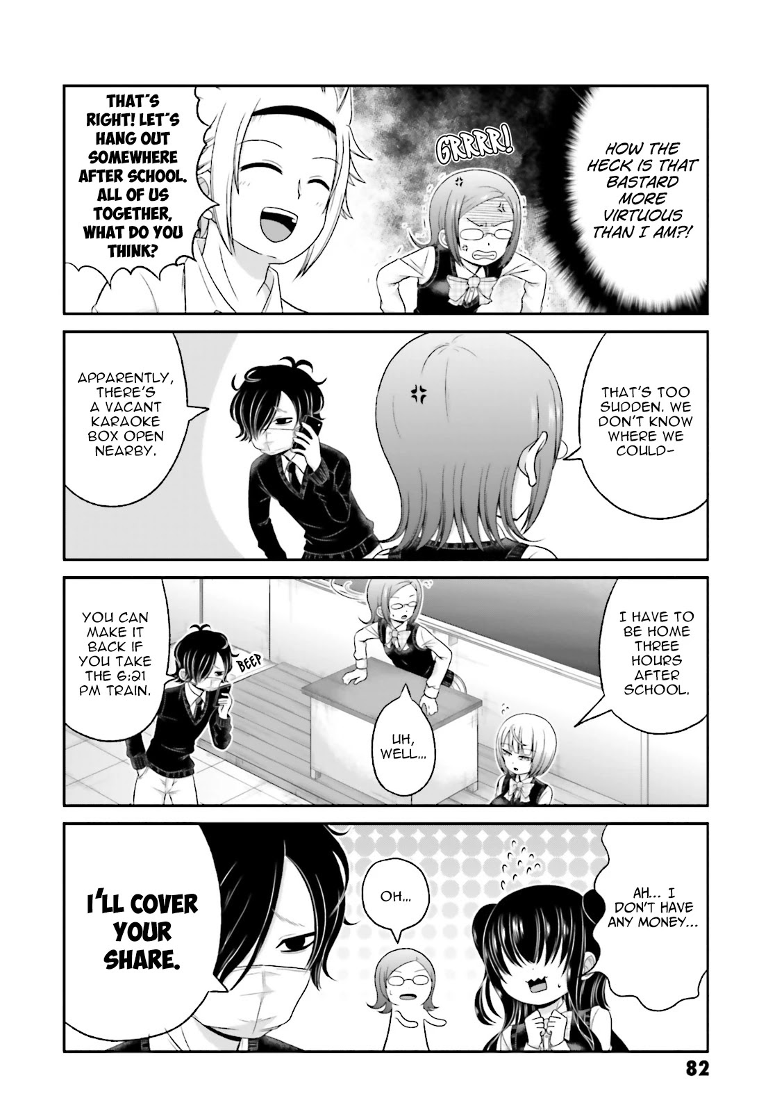 Boku no Kanojo ga Majime Sugiru Shojo Bitch na Ken chapter 67 page 13