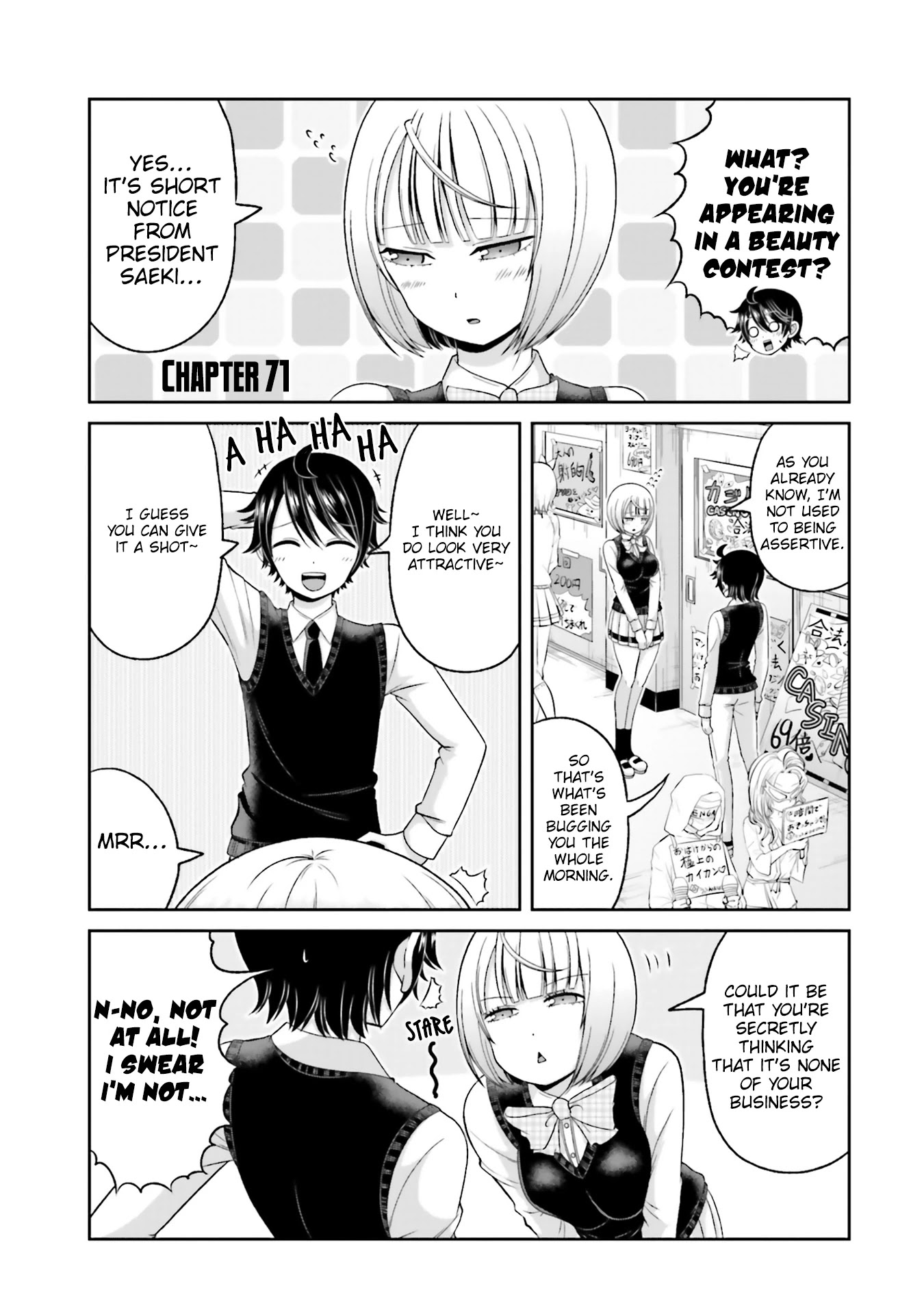 Boku no Kanojo ga Majime Sugiru Shojo Bitch na Ken chapter 71 page 2