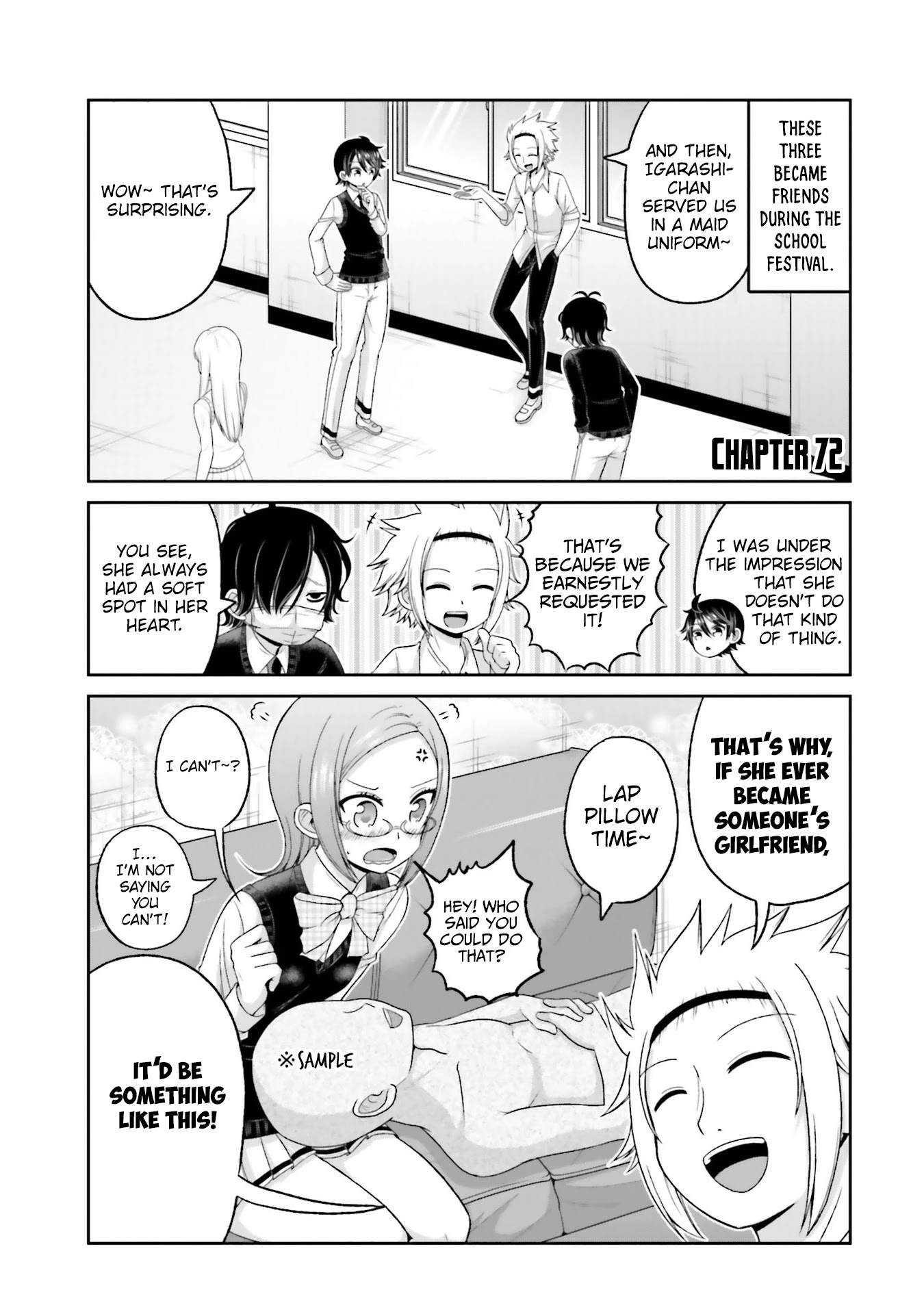 Boku no Kanojo ga Majime Sugiru Shojo Bitch na Ken chapter 72 page 2