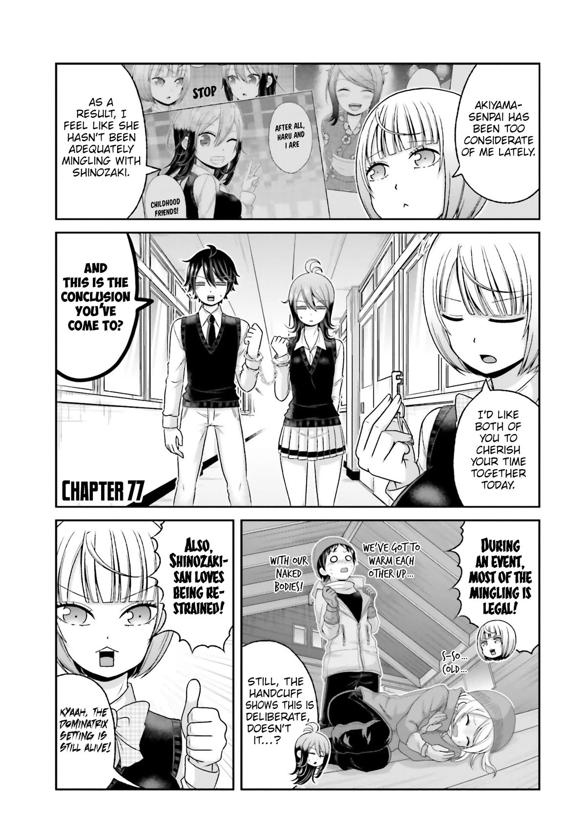 Boku no Kanojo ga Majime Sugiru Shojo Bitch na Ken chapter 77 page 2