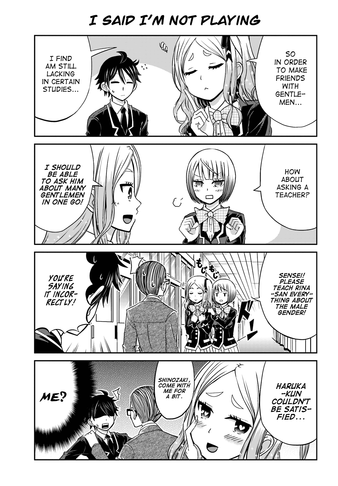 Boku no Kanojo ga Majime Sugiru Shojo Bitch na Ken chapter 9 page 3