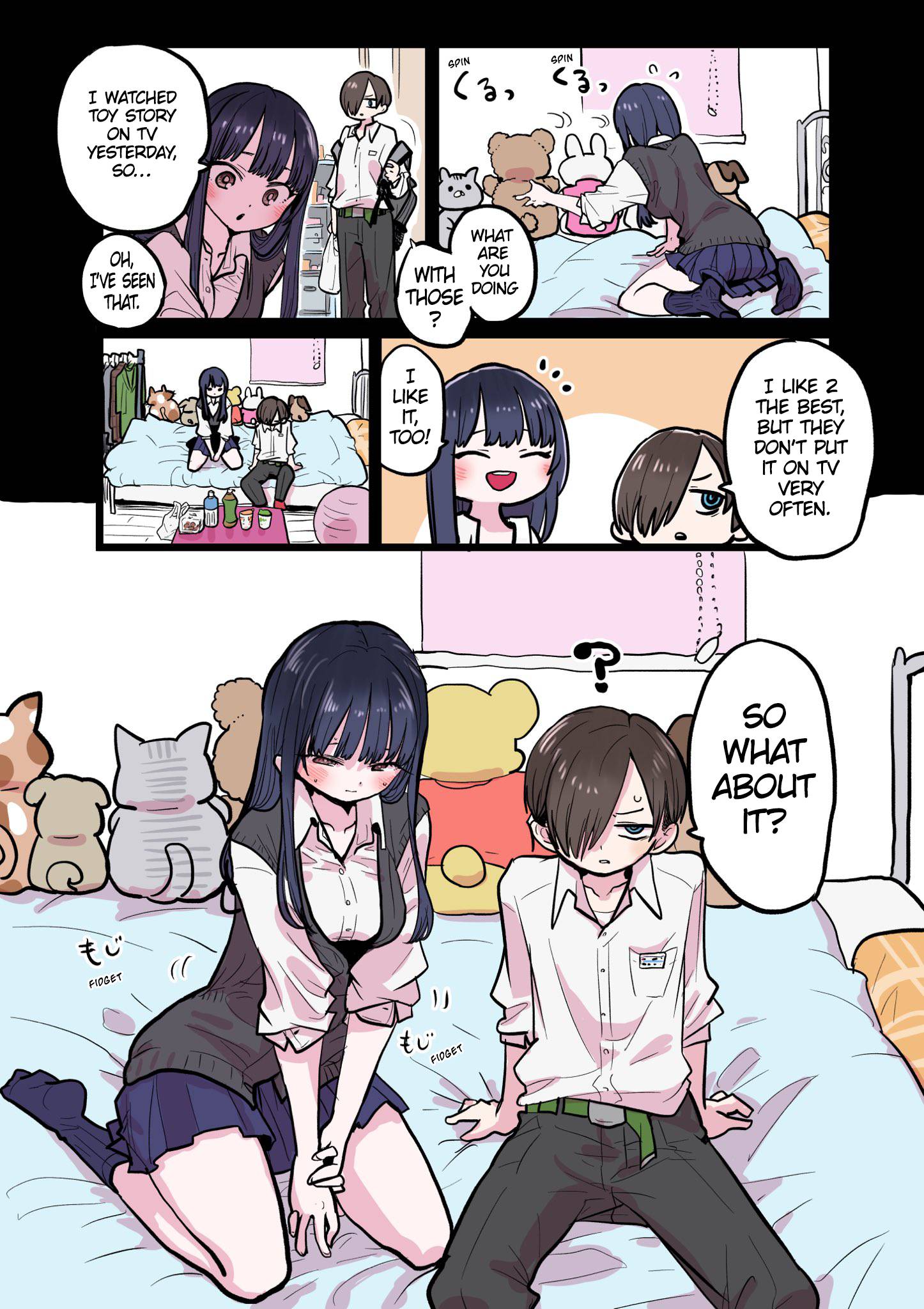 Boku no Kokoro no Yabai Yatsu chapter 104.1 page 1