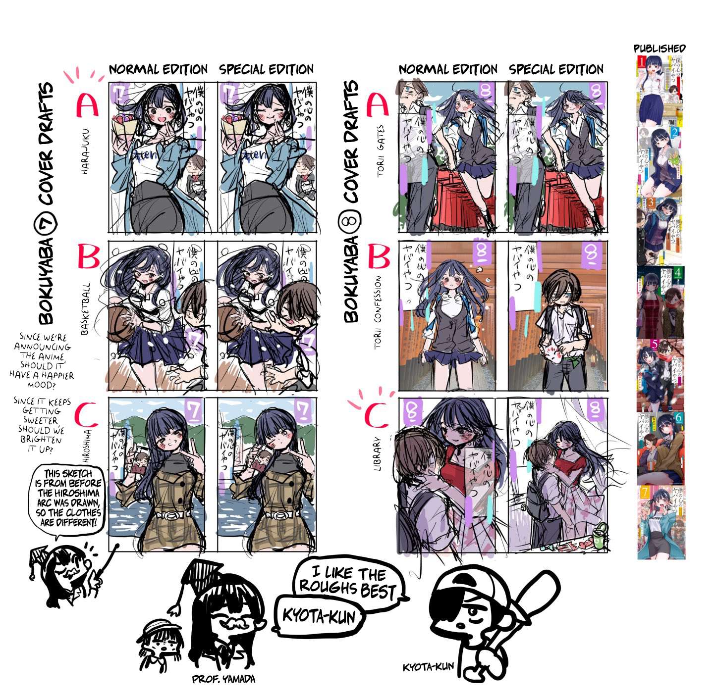 Boku no Kokoro no Yabai Yatsu chapter 116.1 page 1