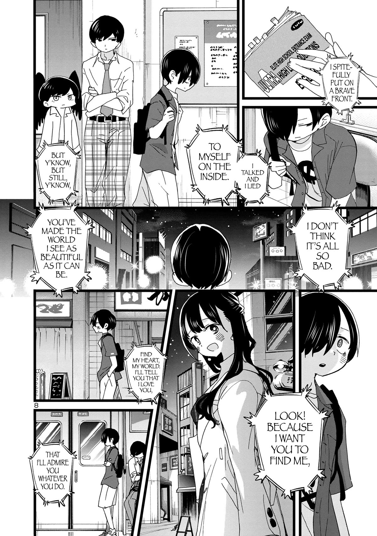 Boku no Kokoro no Yabai Yatsu chapter 127 page 9
