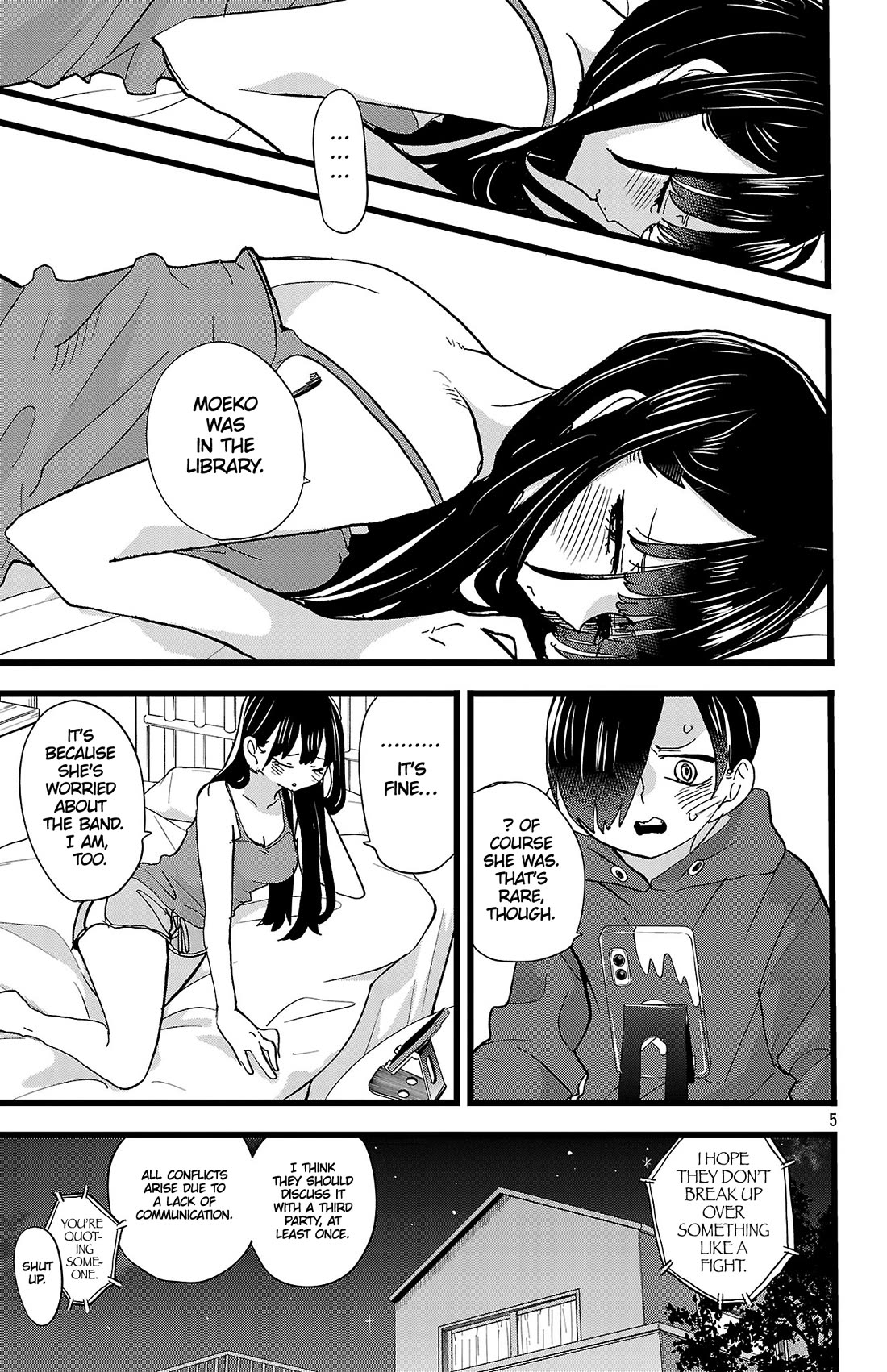 Boku no Kokoro no Yabai Yatsu chapter 161 page 6