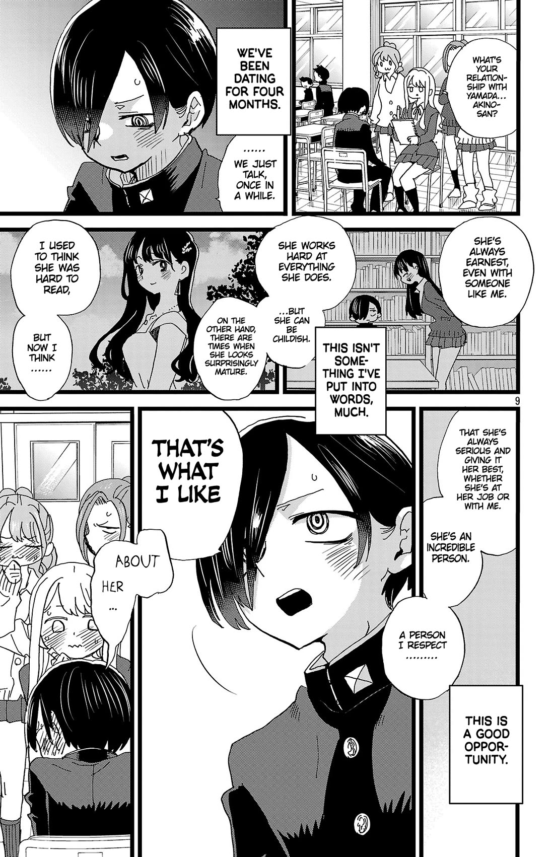 Boku no Kokoro no Yabai Yatsu chapter 162 page 10