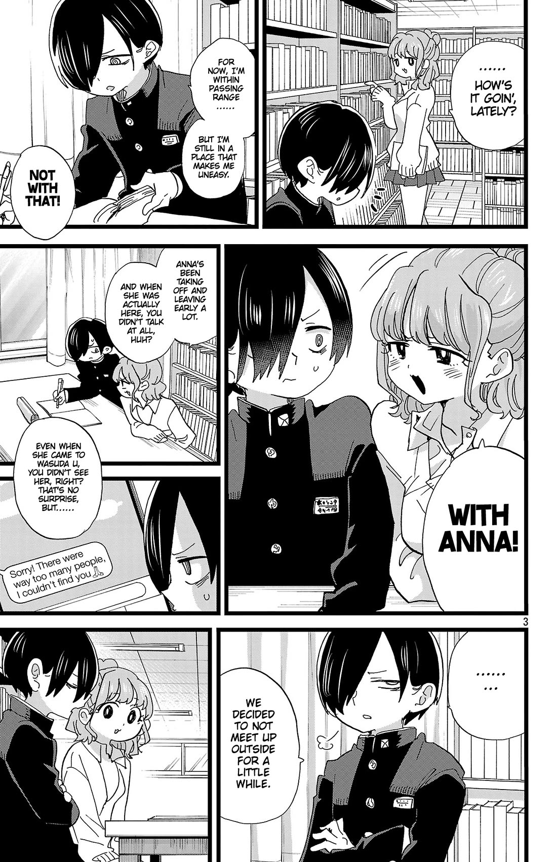 Boku no Kokoro no Yabai Yatsu chapter 167 page 4