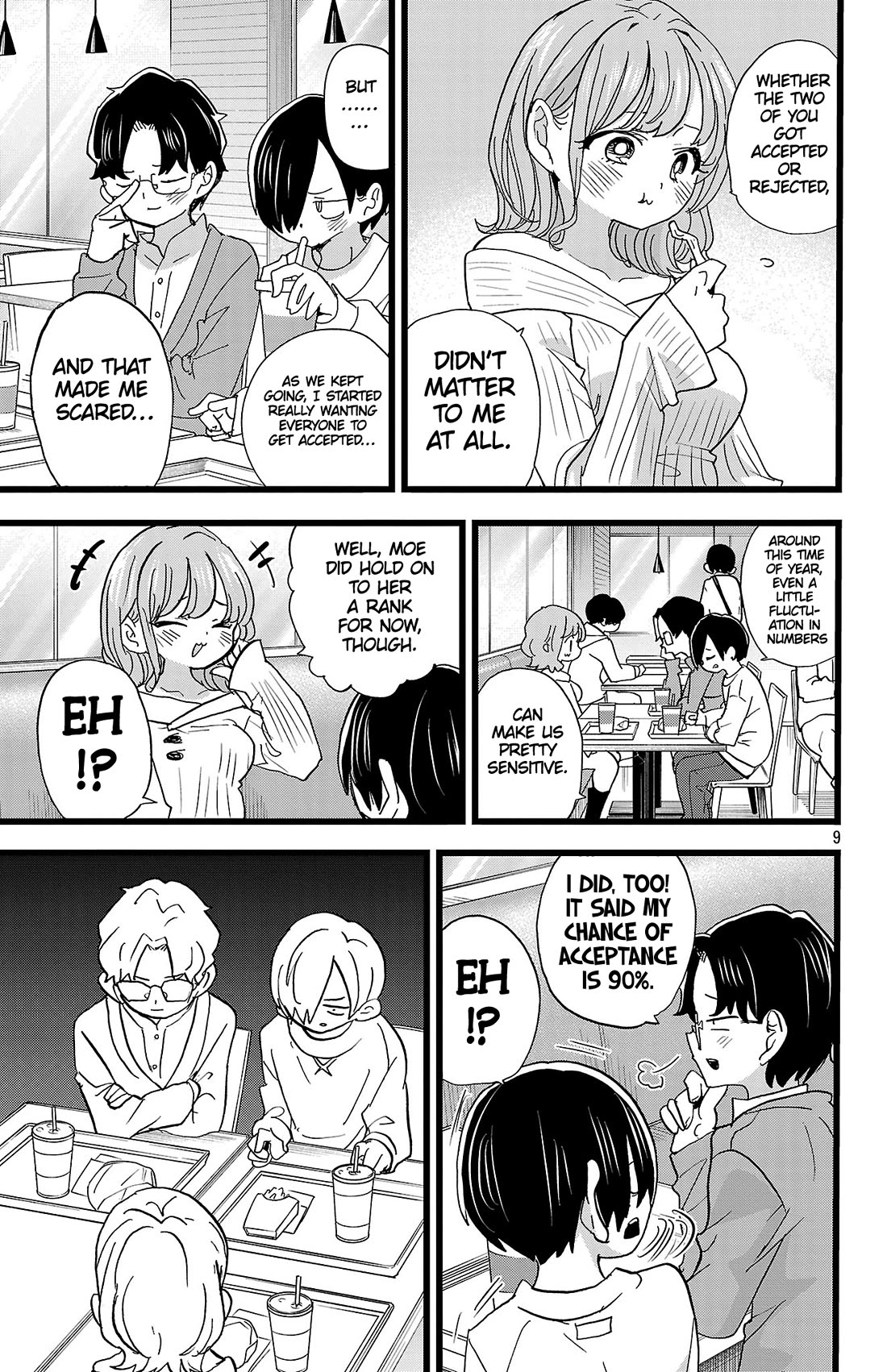 Boku no Kokoro no Yabai Yatsu chapter 176 page 10