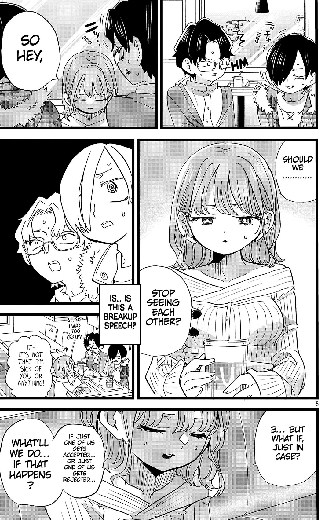 Boku no Kokoro no Yabai Yatsu chapter 176 page 6