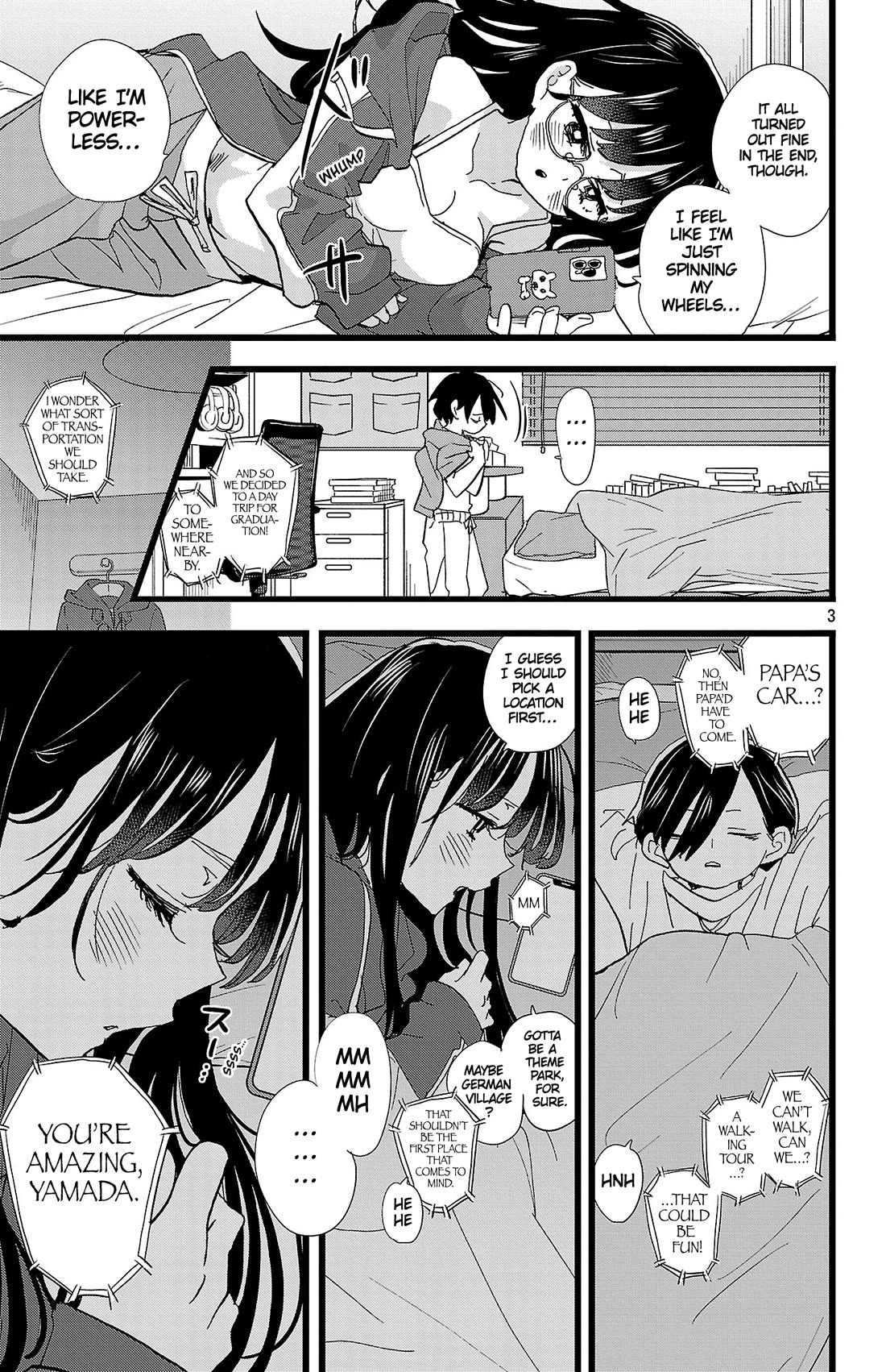 Boku no Kokoro no Yabai Yatsu chapter 187 page 3
