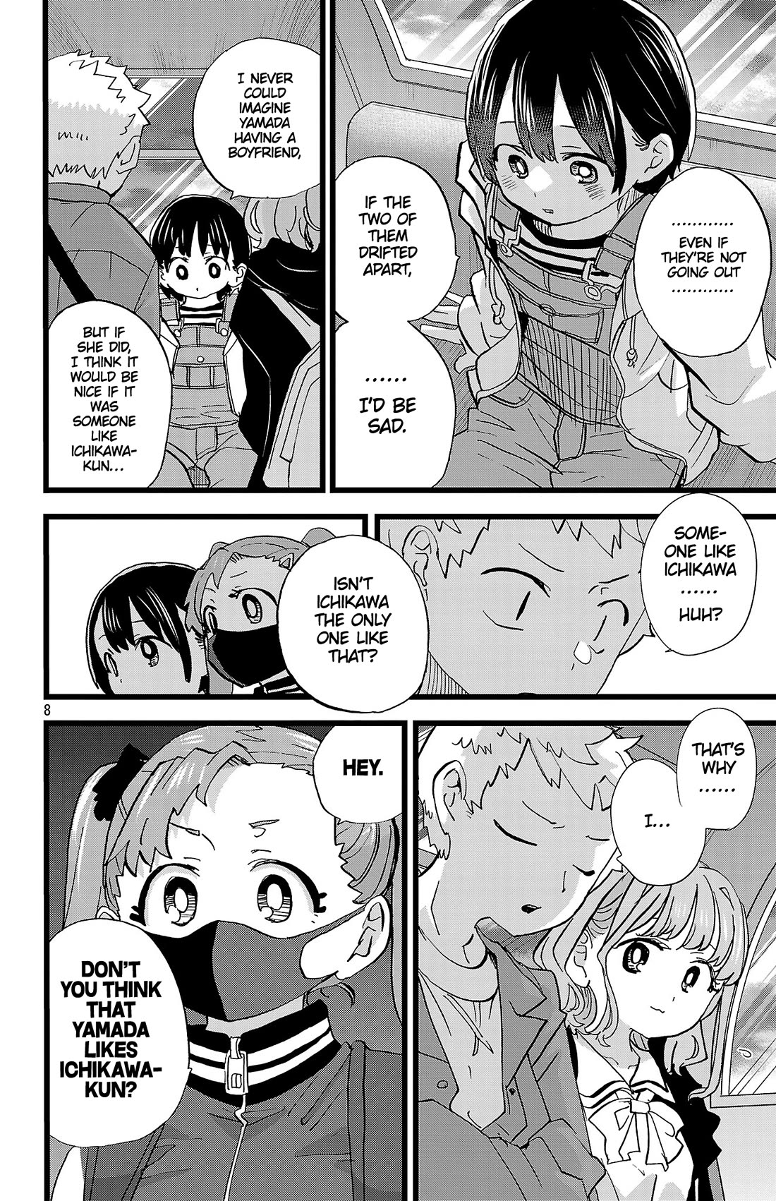 Boku no Kokoro no Yabai Yatsu chapter 195 page 9