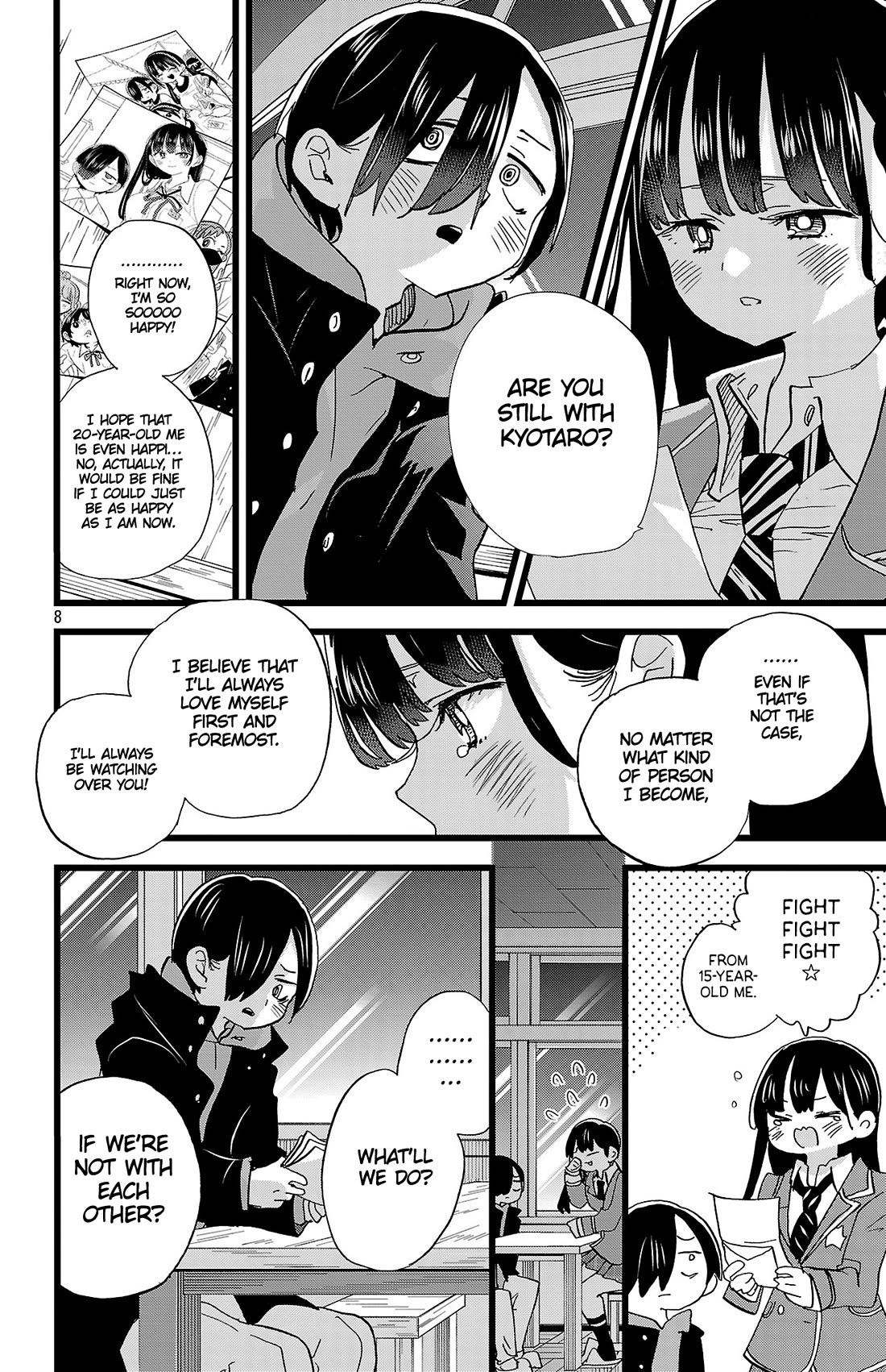 Boku no Kokoro no Yabai Yatsu chapter 196 page 9