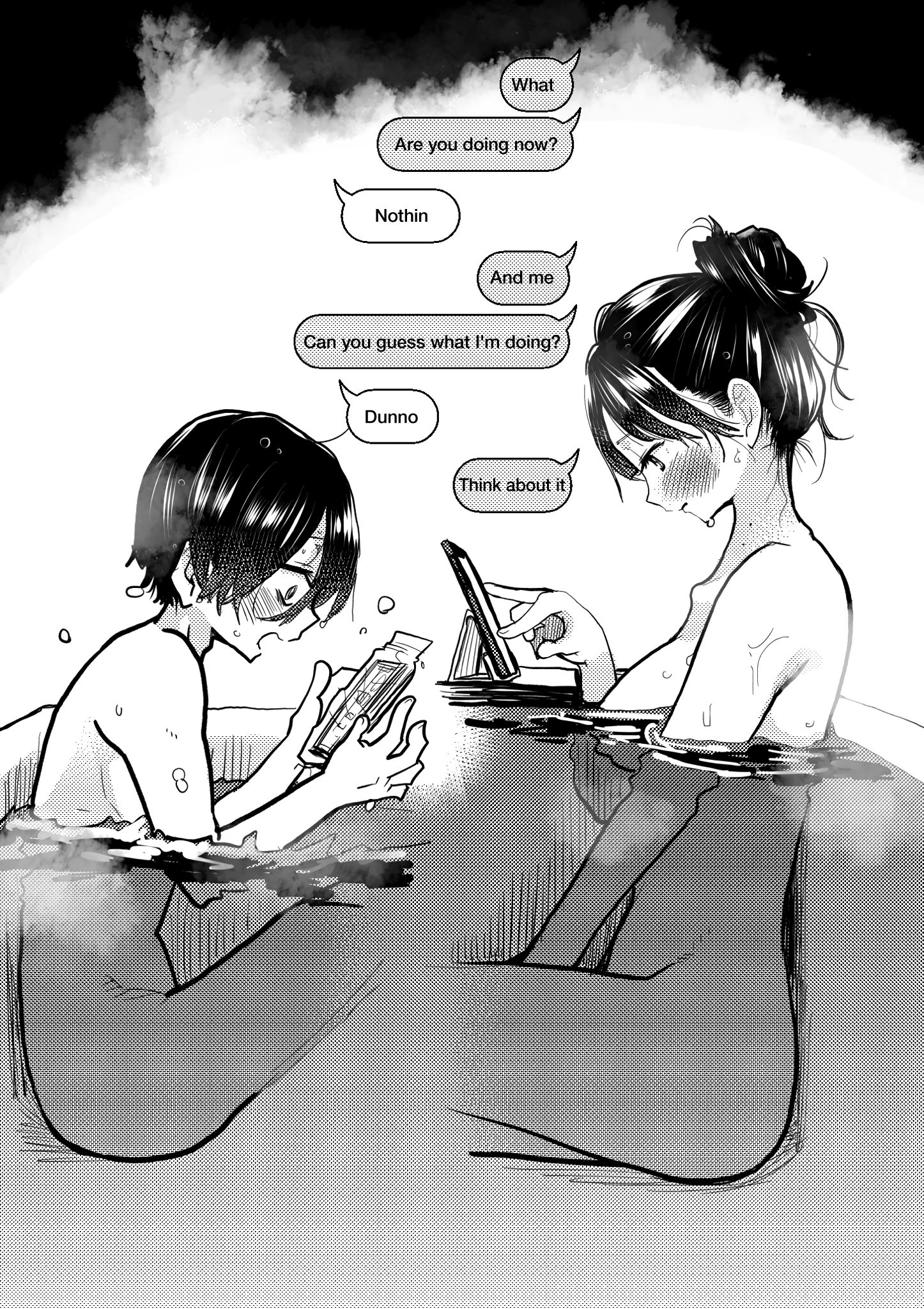 Boku no Kokoro no Yabai Yatsu chapter 58.2 page 1