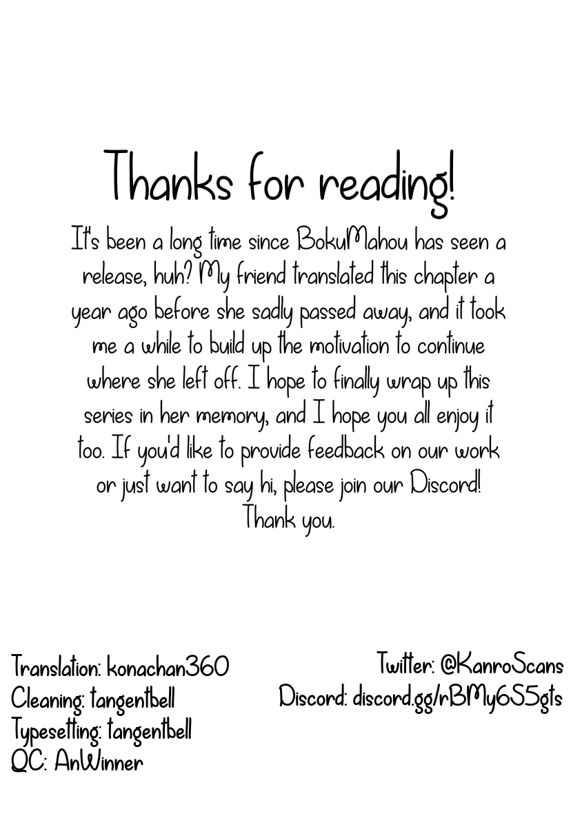 Bokura wa Mahou Shounen chapter 25 page 37