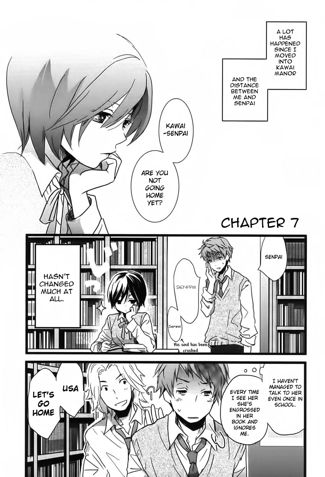 Bokura wa Minna Kawaisou chapter 7 page 1