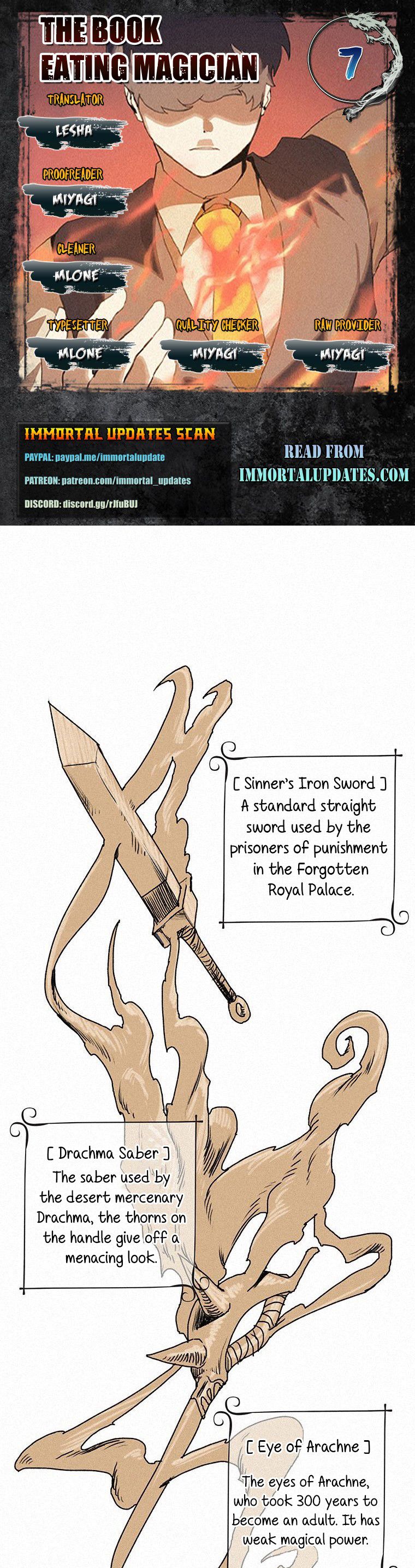 Book Eater chapter 7 page 1