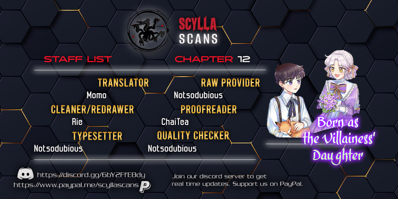 Born as the Daughter of a Wicked Woman chapter 12 page 1