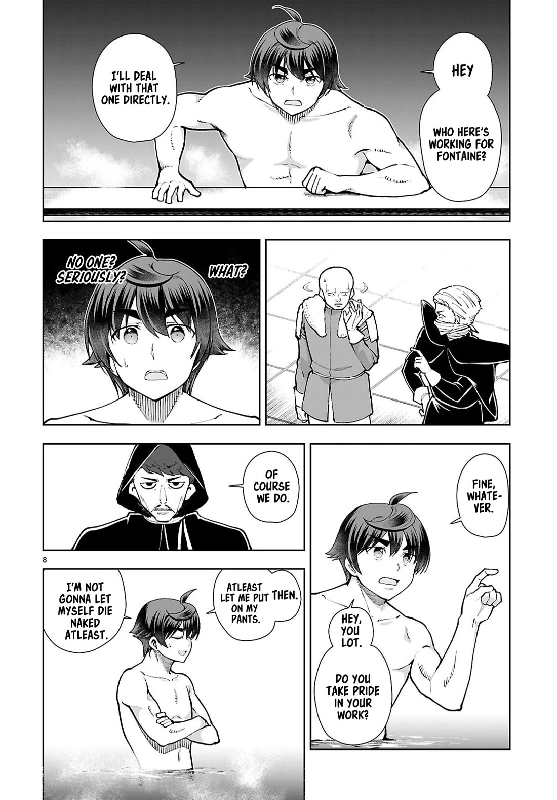 Botsuraku Youtei Nanode, Kajishokunin wo Mezasu chapter 100 page 9