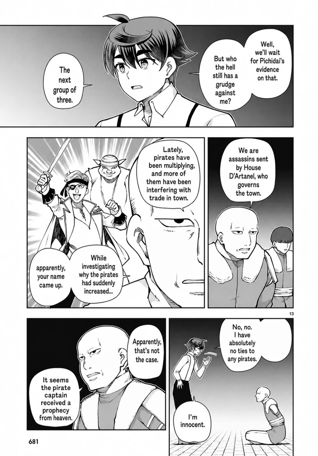 Botsuraku Youtei Nanode, Kajishokunin wo Mezasu chapter 101 page 13