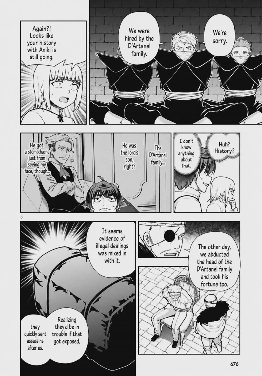 Botsuraku Youtei Nanode, Kajishokunin wo Mezasu chapter 101 page 8