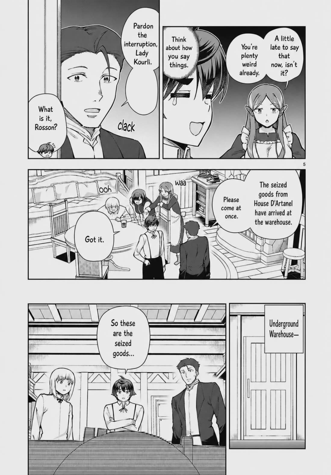 Botsuraku Youtei Nanode, Kajishokunin wo Mezasu chapter 102 page 7
