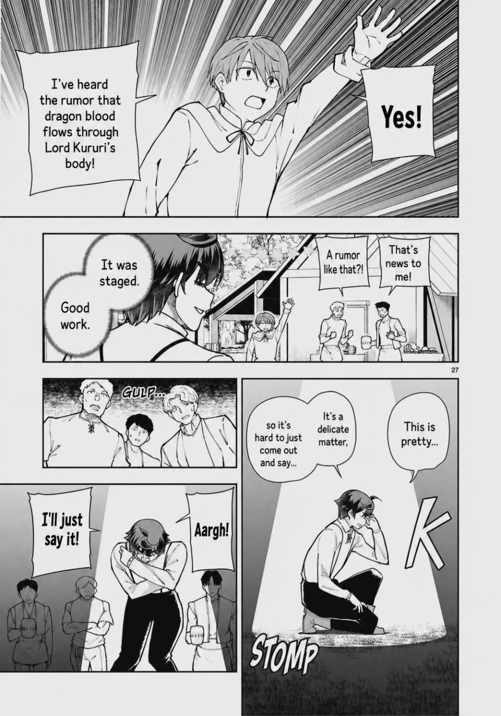 Botsuraku Youtei Nanode, Kajishokunin wo Mezasu chapter 104 page 27