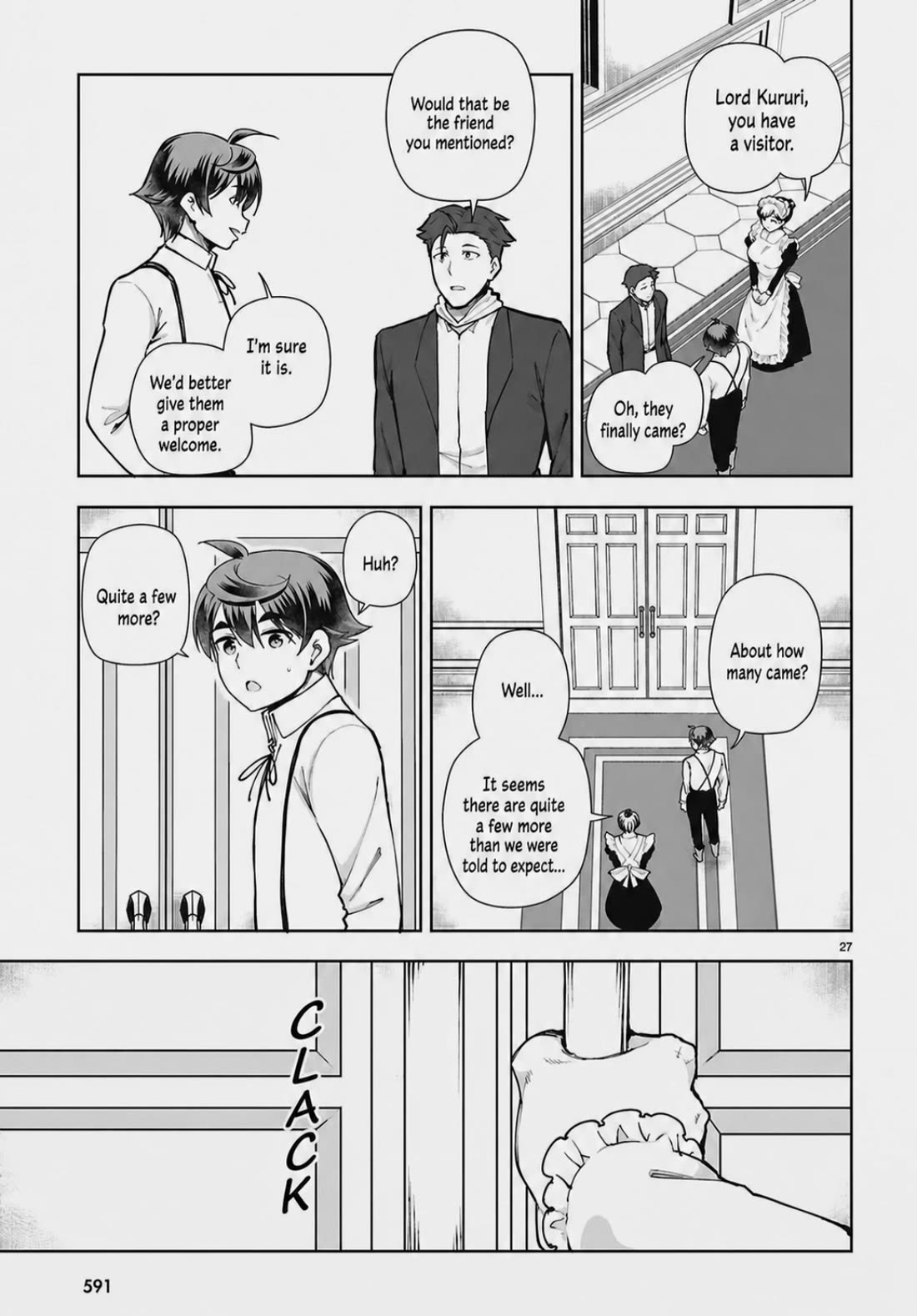 Botsuraku Youtei Nanode, Kajishokunin wo Mezasu chapter 105 page 27
