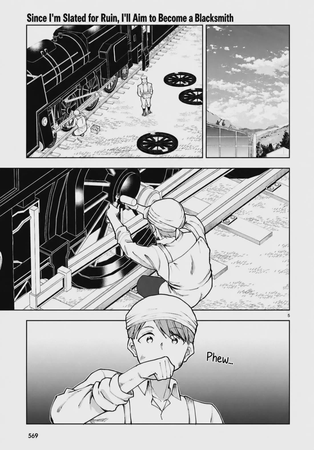 Botsuraku Youtei Nanode, Kajishokunin wo Mezasu chapter 105 page 5