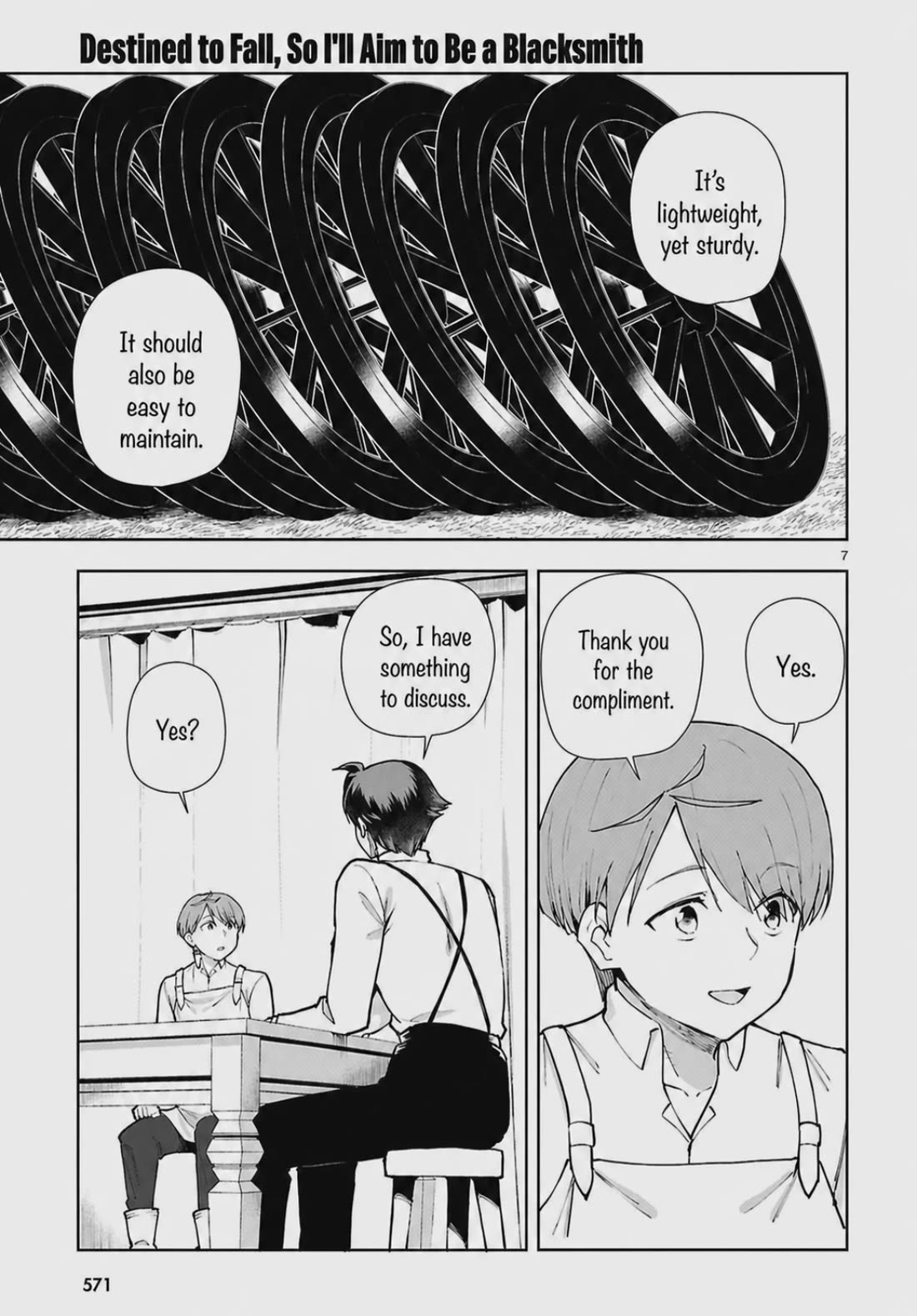 Botsuraku Youtei Nanode, Kajishokunin wo Mezasu chapter 105 page 7
