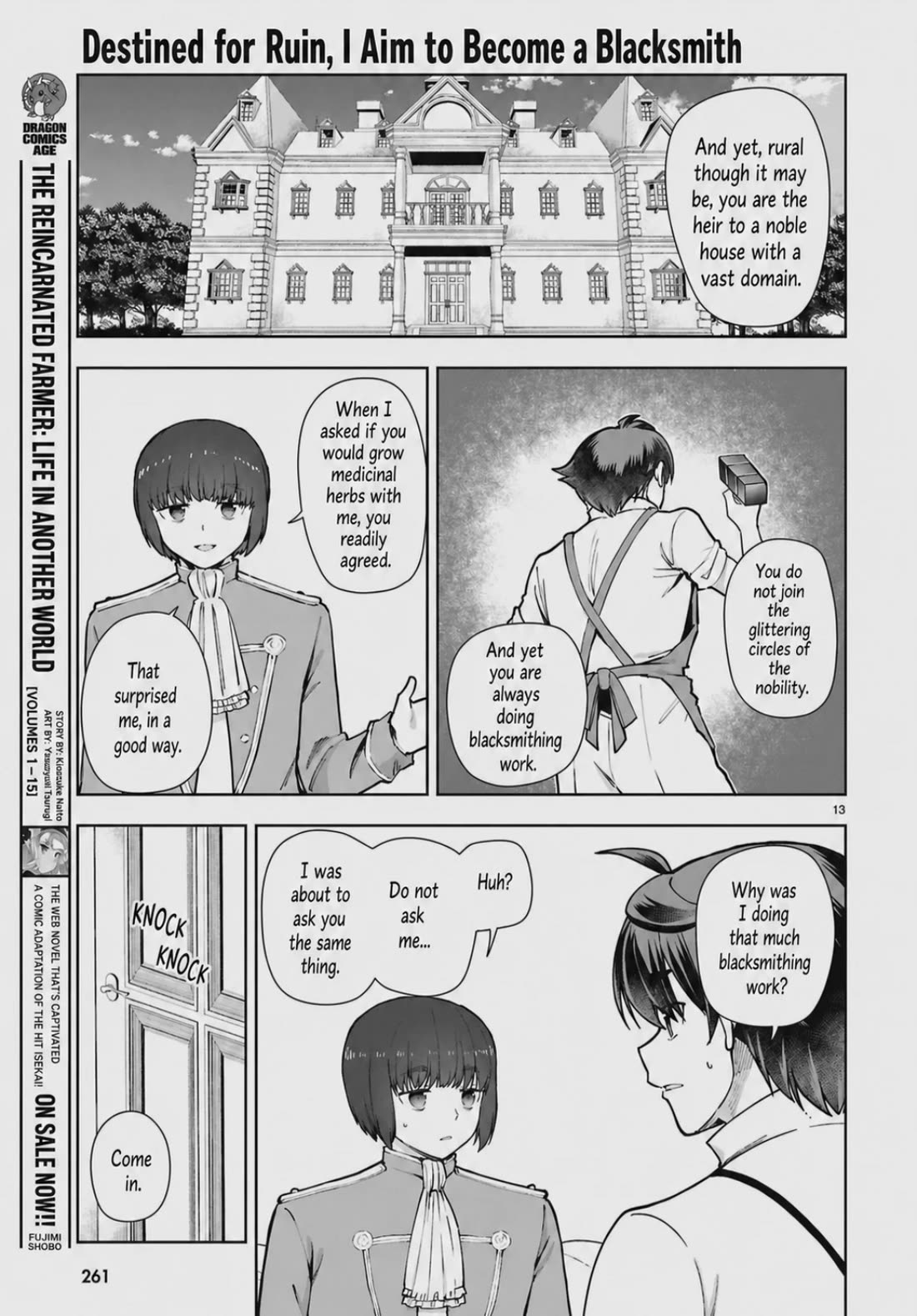 Botsuraku Youtei Nanode, Kajishokunin wo Mezasu chapter 106 page 13