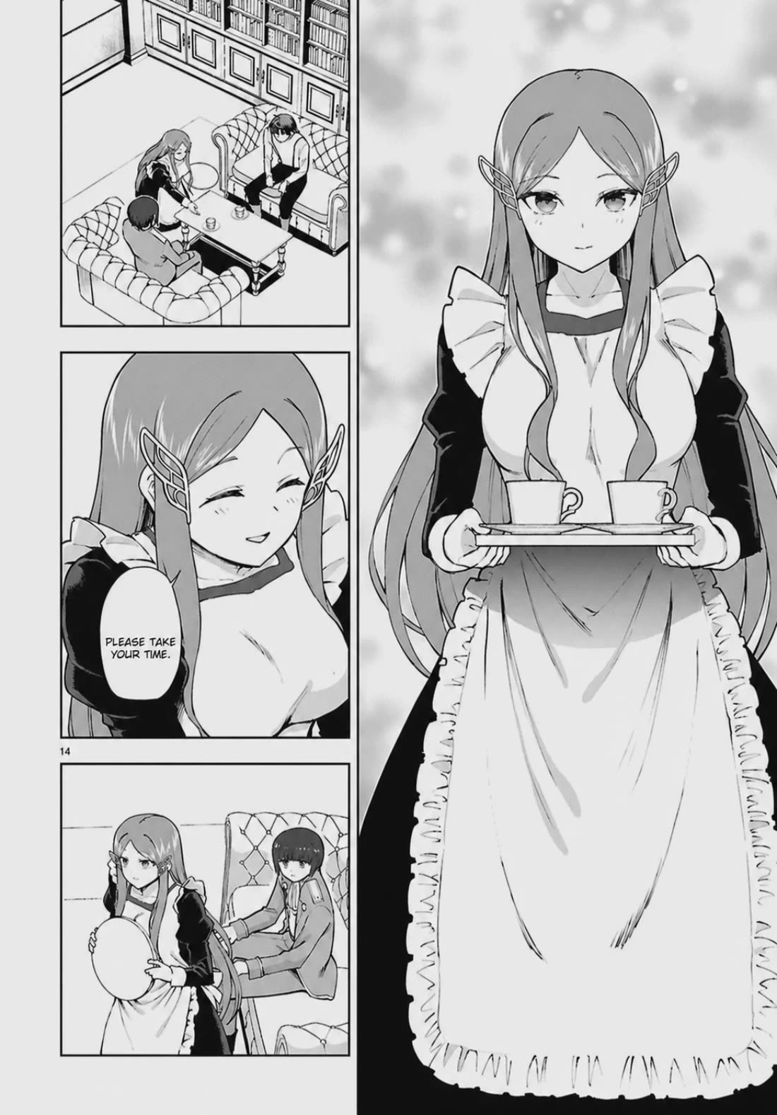 Botsuraku Youtei Nanode, Kajishokunin wo Mezasu chapter 106 page 14