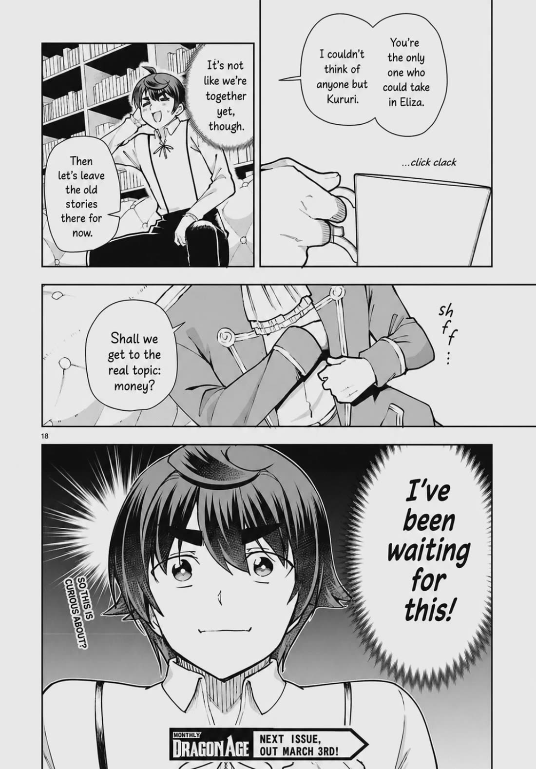Botsuraku Youtei Nanode, Kajishokunin wo Mezasu chapter 106 page 18