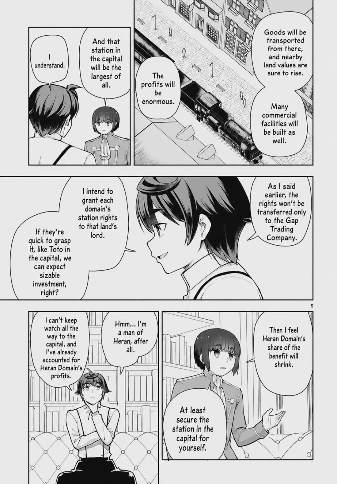Botsuraku Youtei Nanode, Kajishokunin wo Mezasu chapter 107 page 11