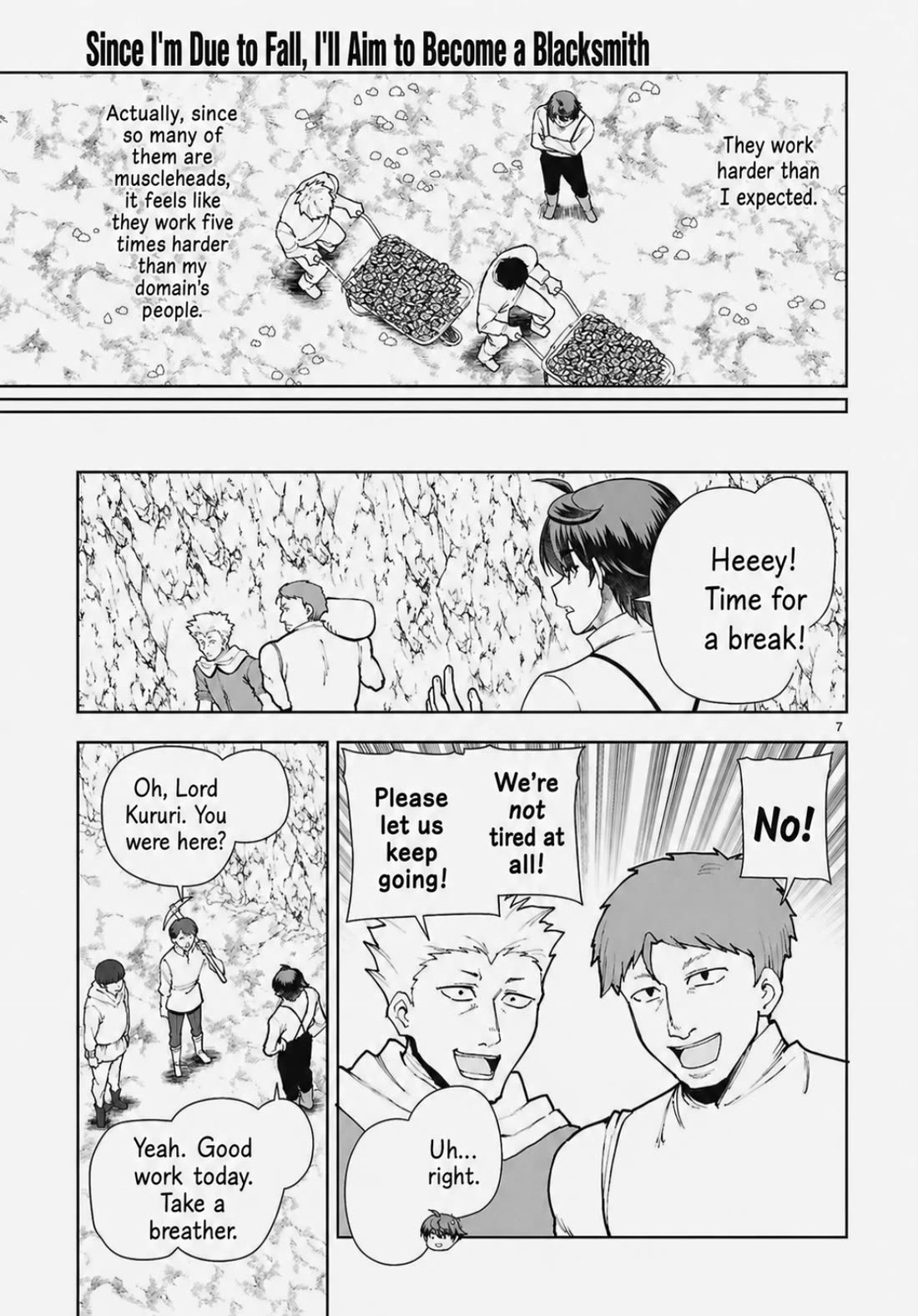 Botsuraku Youtei Nanode, Kajishokunin wo Mezasu chapter 108 page 7