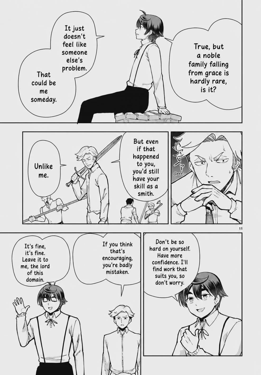 Botsuraku Youtei Nanode, Kajishokunin wo Mezasu chapter 109 page 11
