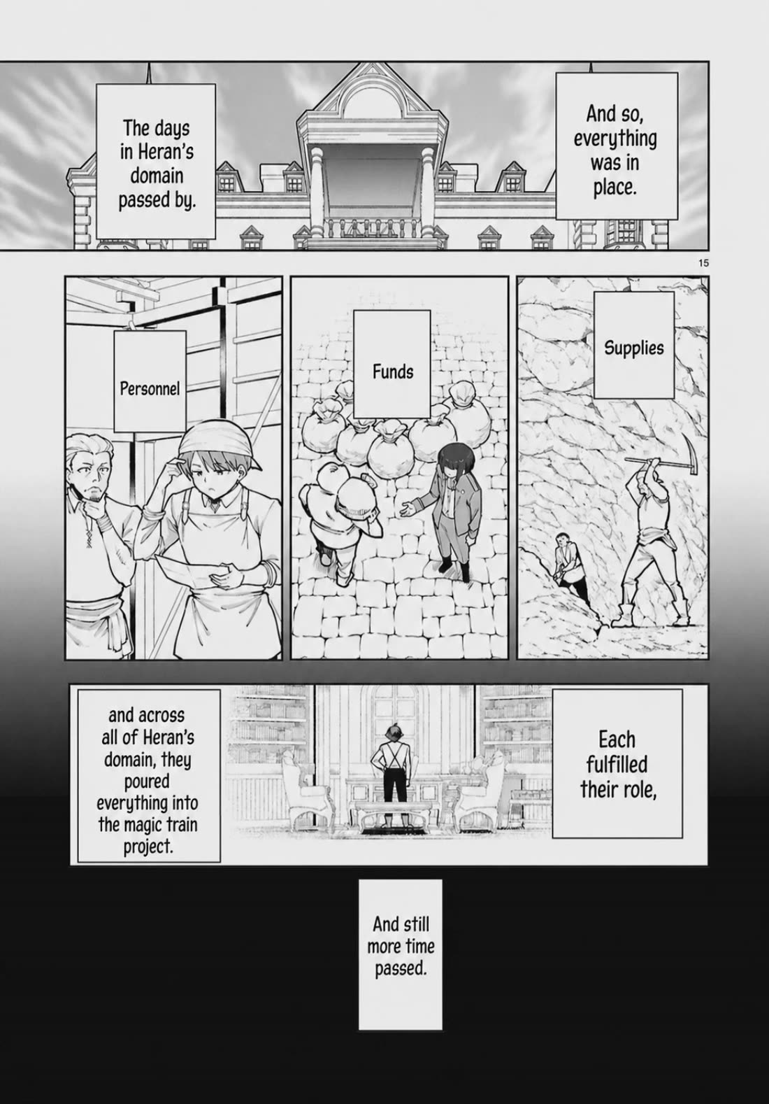 Botsuraku Youtei Nanode, Kajishokunin wo Mezasu chapter 109 page 15