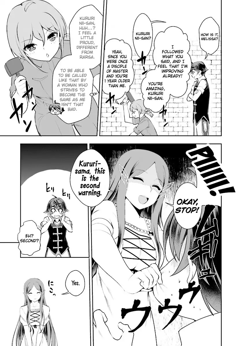 Botsuraku Youtei Nanode, Kajishokunin wo Mezasu chapter 19 page 20