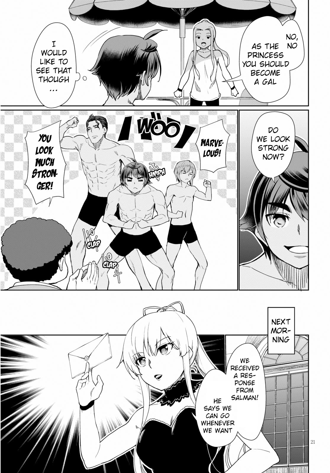 Botsuraku Youtei Nanode, Kajishokunin wo Mezasu chapter 28 page 22