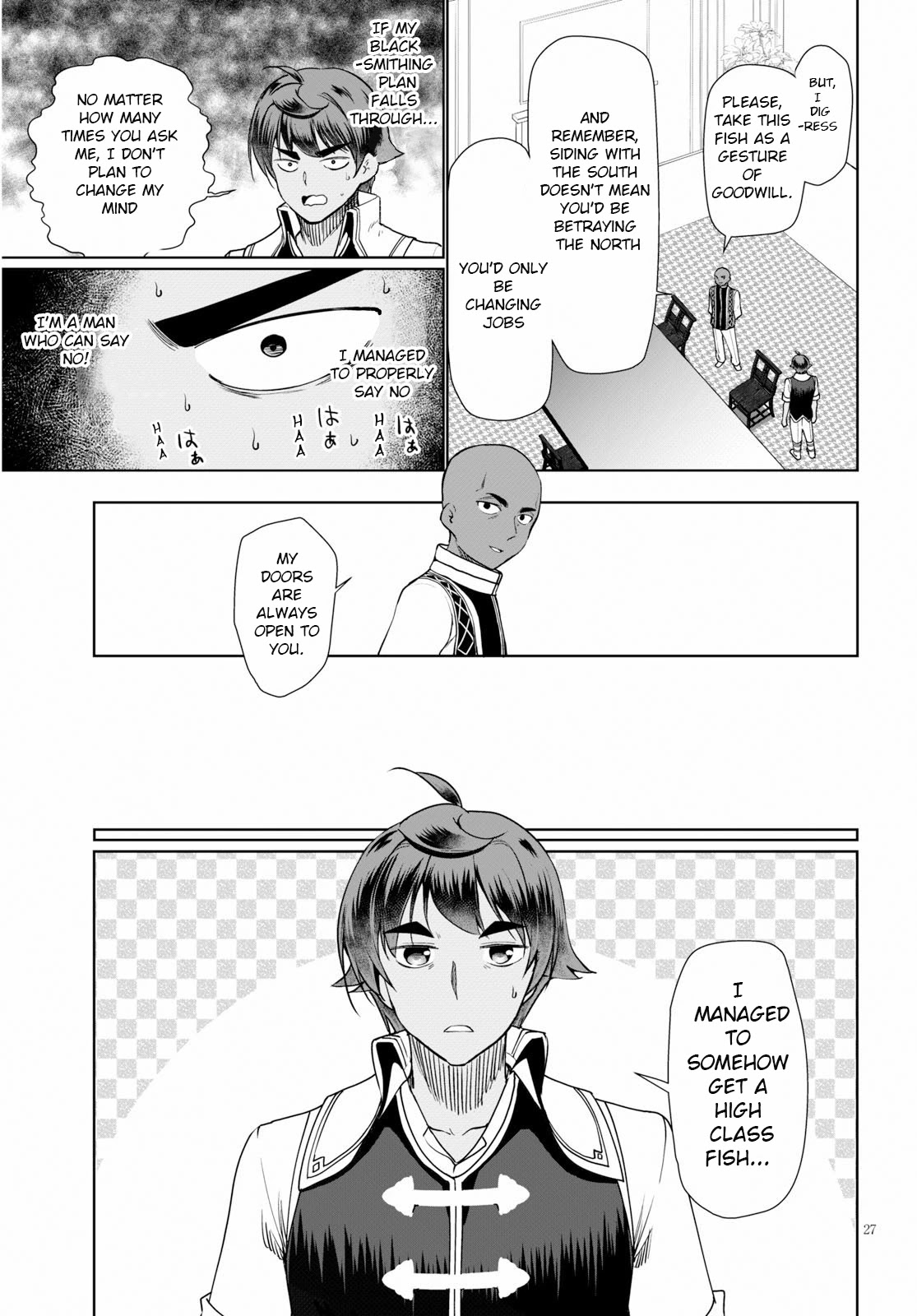 Botsuraku Youtei Nanode, Kajishokunin wo Mezasu chapter 29 page 28