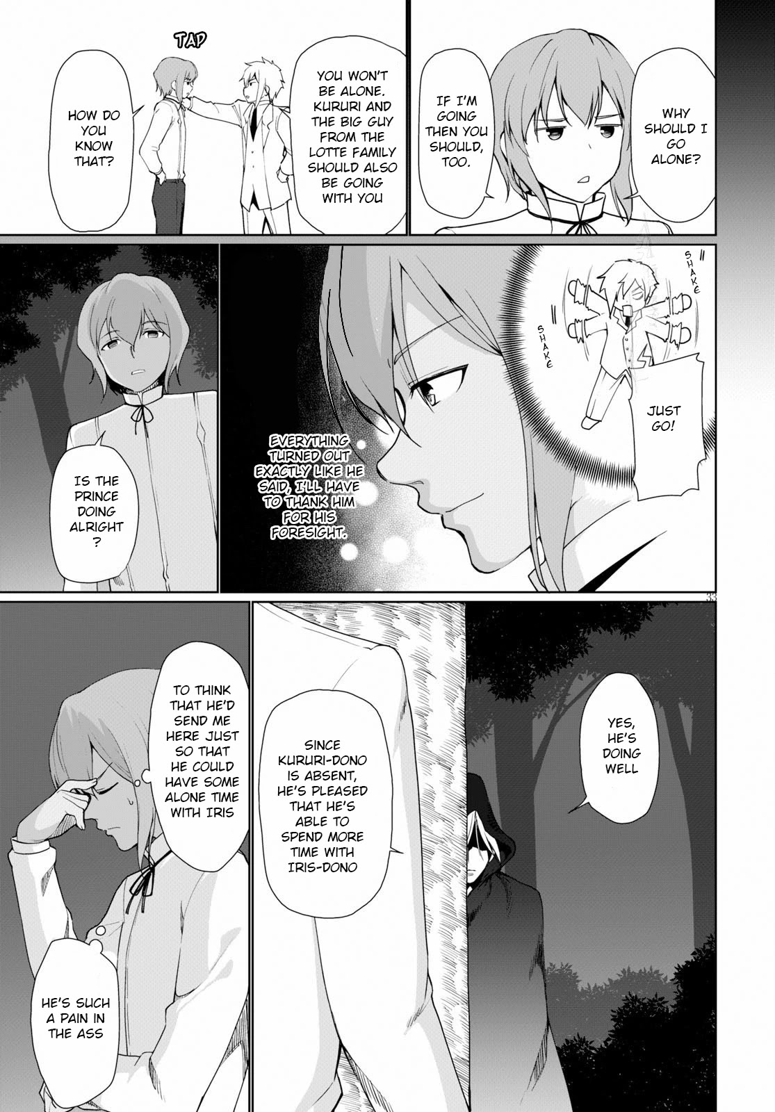 Botsuraku Youtei Nanode, Kajishokunin wo Mezasu chapter 29 page 34