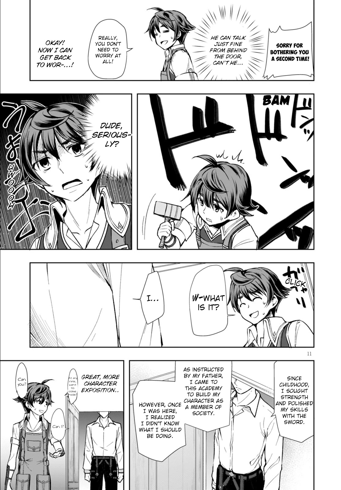 Botsuraku Youtei Nanode, Kajishokunin wo Mezasu chapter 3 page 11