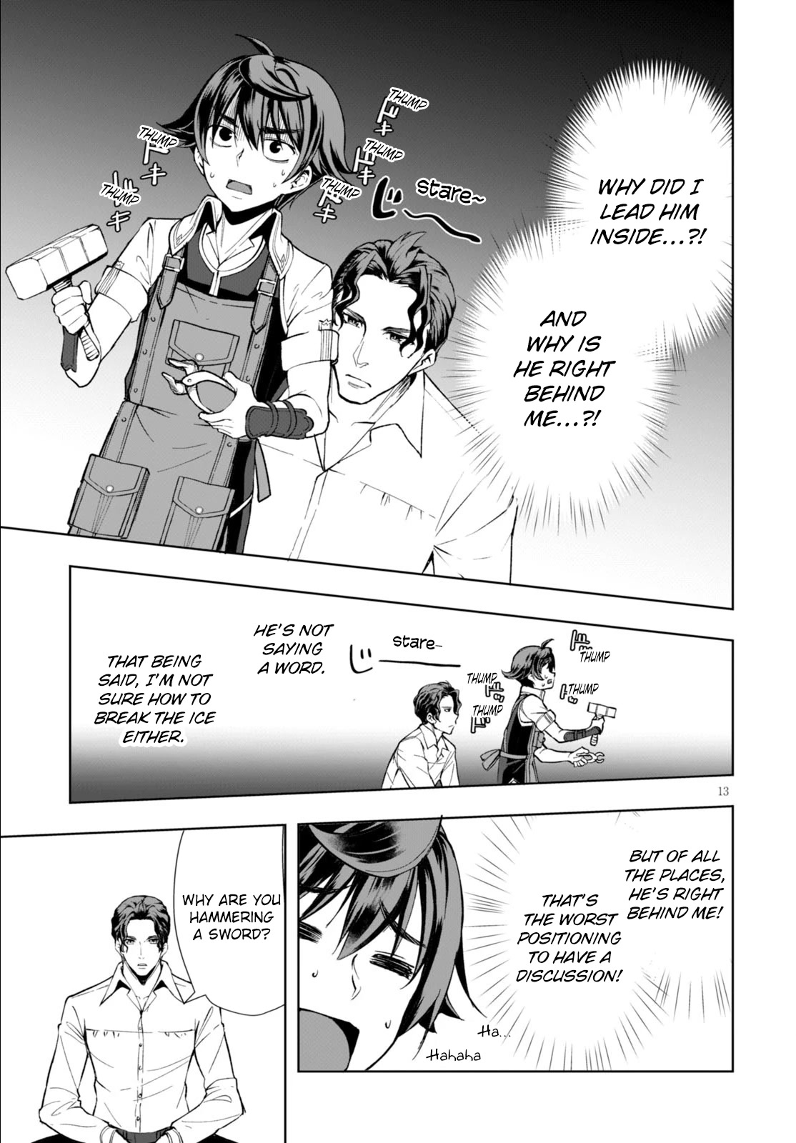 Botsuraku Youtei Nanode, Kajishokunin wo Mezasu chapter 3 page 13