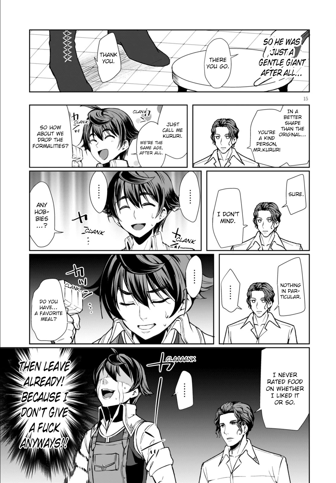 Botsuraku Youtei Nanode, Kajishokunin wo Mezasu chapter 3 page 15